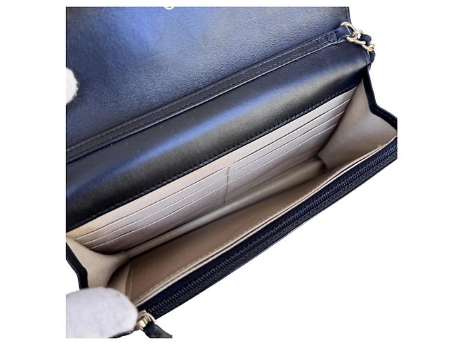 Chanel Wallet on Chain WOC Nappa Nera - vista 9