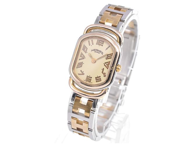 Hermès Hermes Rallye Quartz Stainless Steel and Plated Metal 20 - Ansicht 2