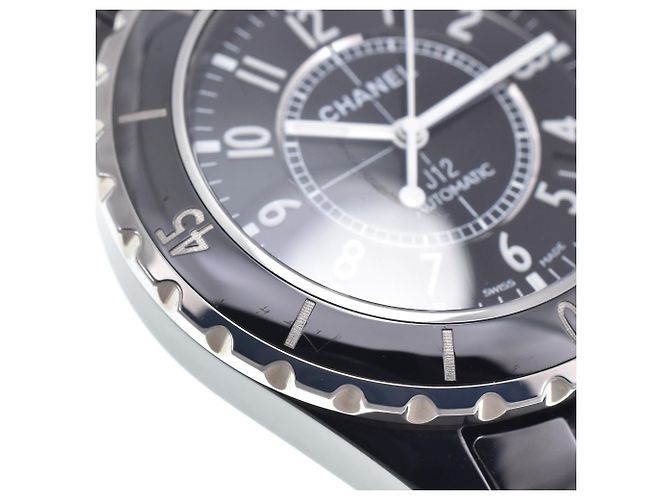 Chanel J12 Automatic Ceramic and Stainless Steel with Diamond Bezel 38 - vista 7