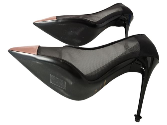 Décolleté Tom Ford neri e rosa - vista 4