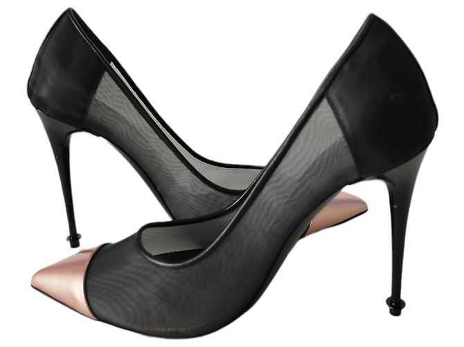 Décolleté Tom Ford neri e rosa - vista 5
