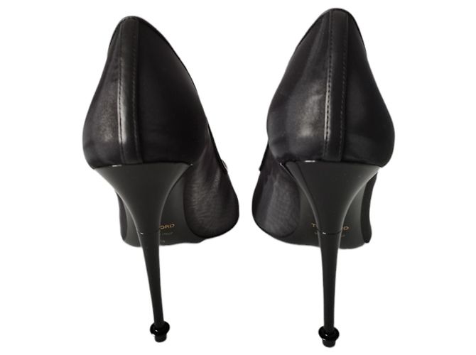 Décolleté Tom Ford neri e rosa - vista 6