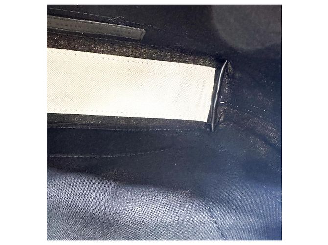 Balenciaga Navy Cabas Canvas with Leather XS - vista 5
