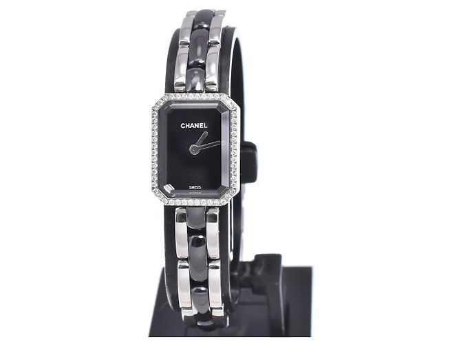 Première Chanel Premiere Mini Quartz Stainless Steel and Ceramic with Diamond Bezel 15 - vista 2