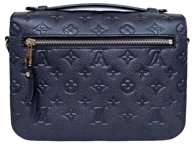Louis Vuitton Pochette Métis Pelle Empreinte Noir - vista 3