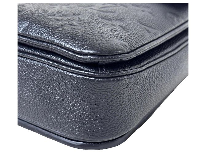 Louis Vuitton Pochette Métis Pelle Empreinte Noir - vista 7