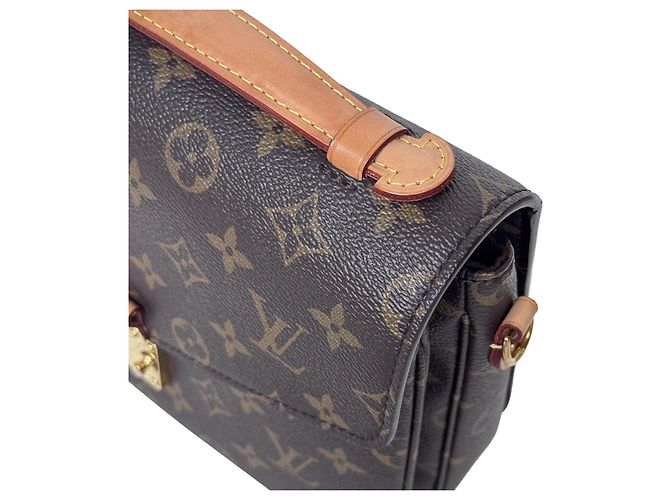 Borsa Louis Vuitton Pochette Métis Monogram - vista 8