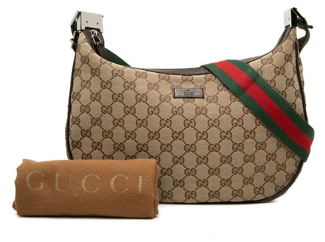 Borsa a Tracolla Gucci GG Canvas Sherry Line - vista 7
