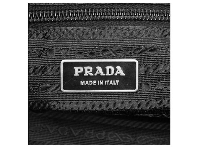 Borsa a tracolla Prada con placca logo triangolare - vista 11