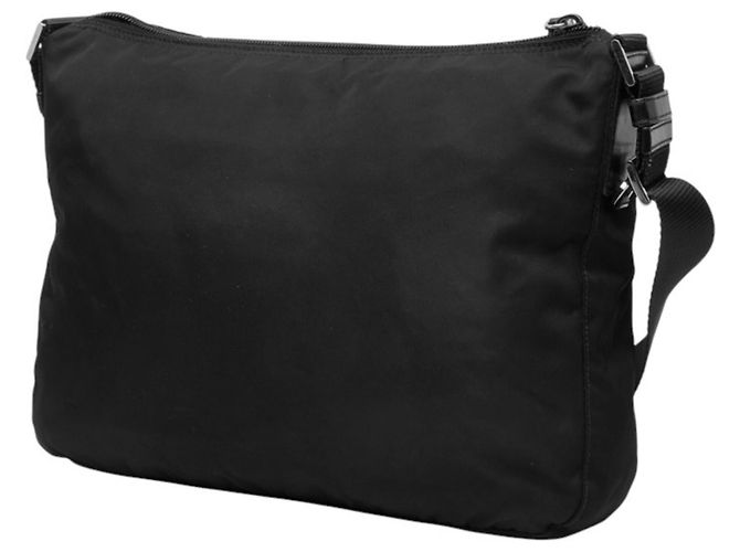 Borsa a tracolla Prada con placca logo triangolare - vista 2