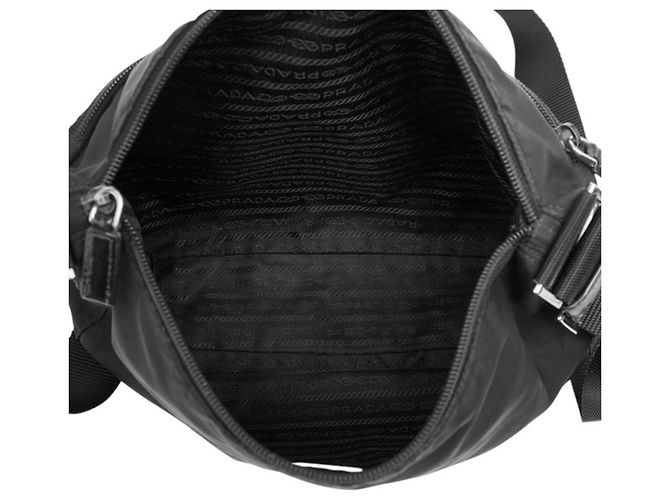 Borsa a tracolla Prada con placca logo triangolare - vista 9