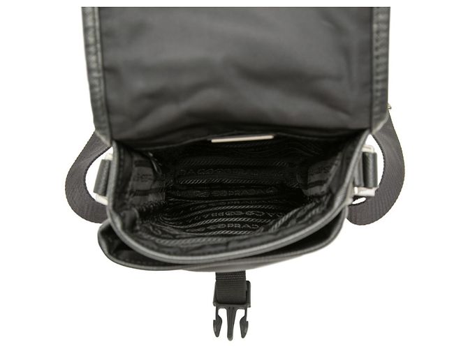 Borsa a tracolla Prada con placca logo Triangle - vista 4