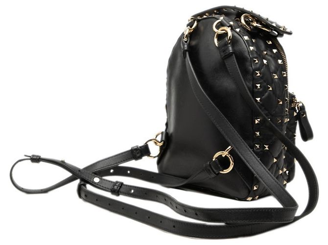 Mochila acolchoada para mulher Valentino VLTN Logo Rockstud - vista 2