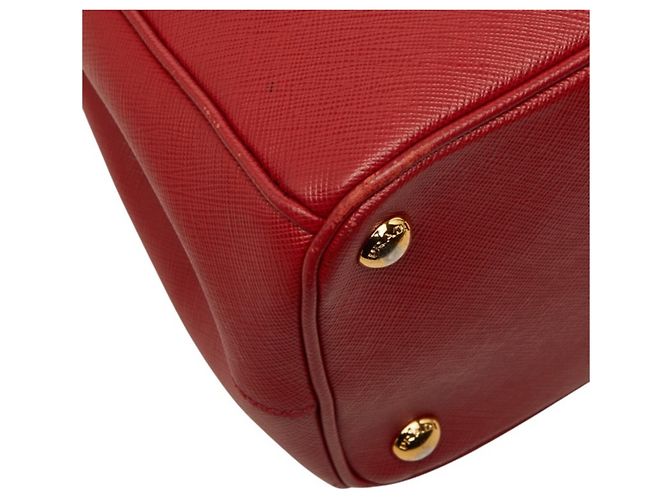 Borsa a mano Galleria Prada in pelle Saffiano con placca logo Triangle - vista 5