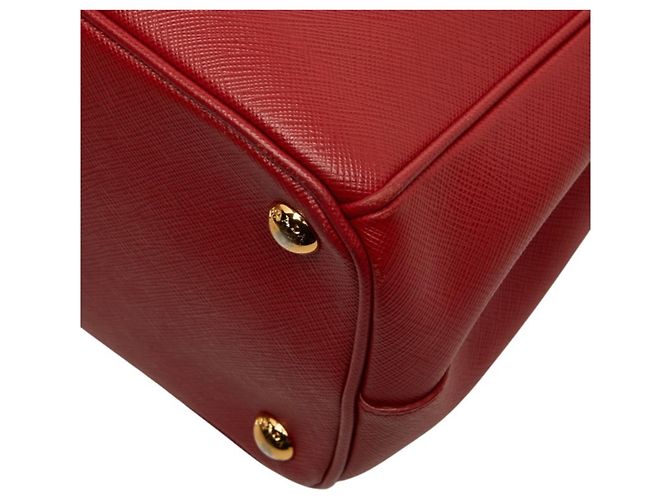 Borsa a mano Galleria Prada in pelle Saffiano con placca logo Triangle - vista 6