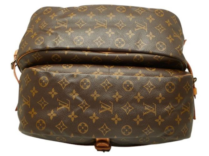 Borsa a tracolla Louis Vuitton Monogram Saumur 35 - vista 3