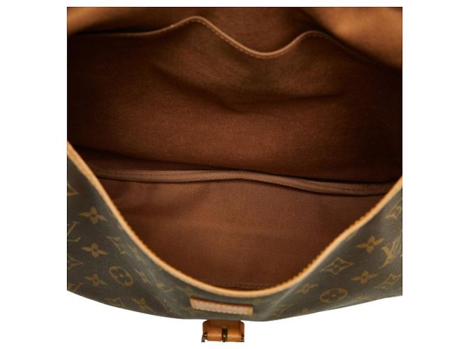 Borsa a tracolla Louis Vuitton Monogram Saumur 35 - vista 8