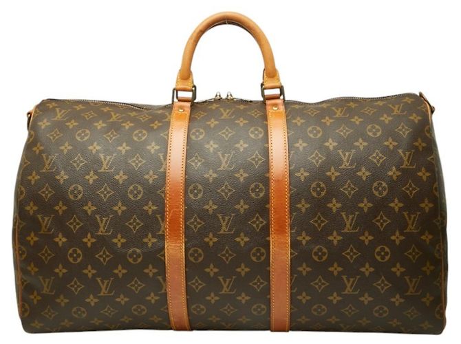 Louis Vuitton Monogram Keepall Bandoulière 55 Boston Bag - vista 2