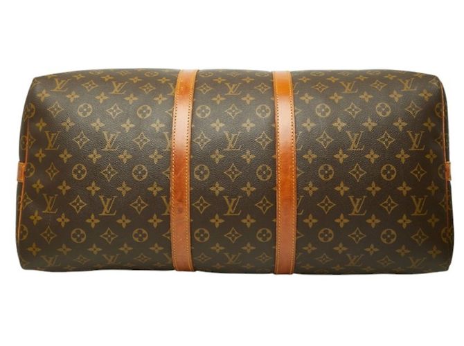 Louis Vuitton Monogram Keepall Bandoulière 55 Boston Bag - vista 4