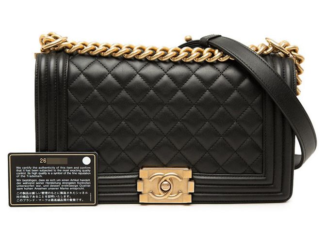 Borsa a tracolla Chanel Coco Mark Boy Chain - vista 7
