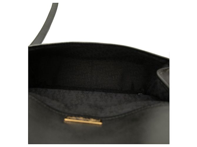 Autre Marque Borsa a spalla in pelle nera Saint Laurent - vista 4