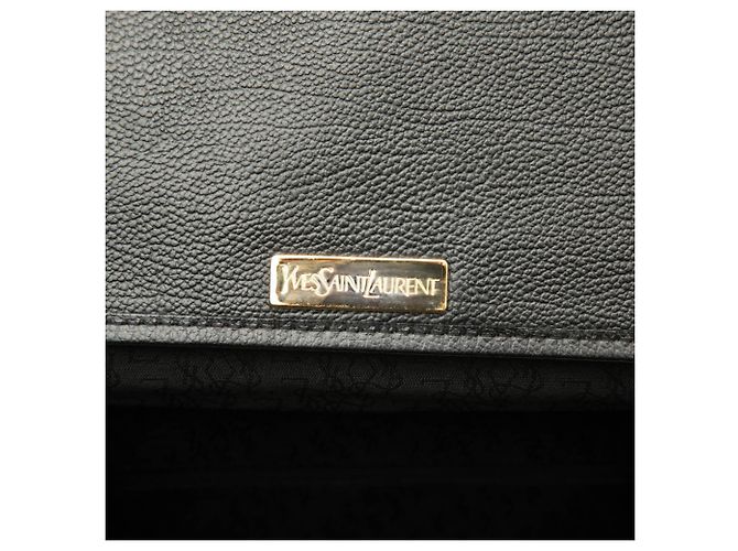 Autre Marque Borsa a spalla in pelle nera Saint Laurent - vista 5