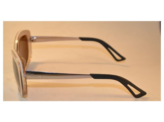 Dior Extase 2 Occhiali da sole Beige Plastica e Metallo - vista 3