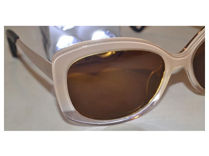 Dior Extase 2 Occhiali da sole Beige Plastica e Metallo - vista 9