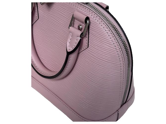 Borsa Louis Vuitton Alma BB Pelle Epi Rose Ballerine - vista 4