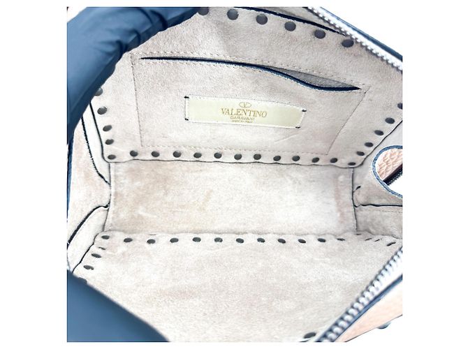 Valentino Garavani Rockstud Chain Camera Leather Small - vista 5