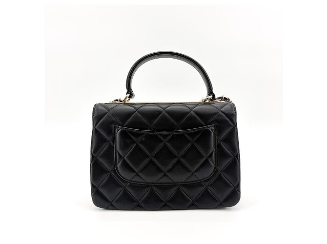 Chanel Trendy Crystal CC Top Handle Quilted Lambskin Mini - vista 2