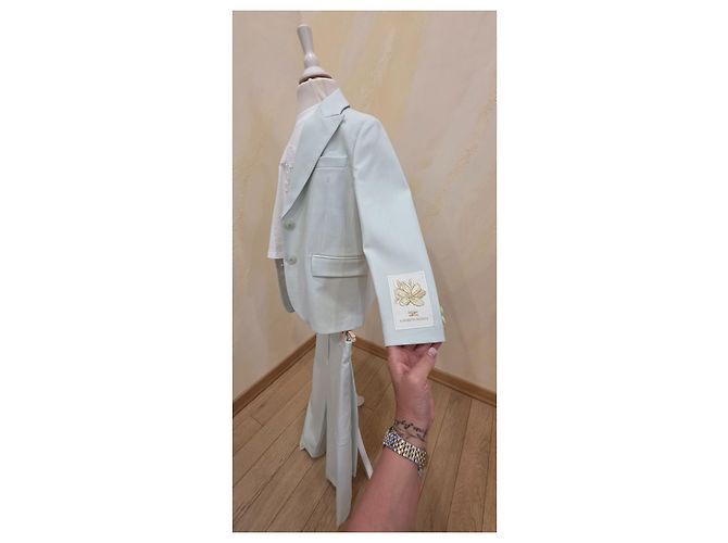 Elisabetta Franchi Kinder Anzug Hellgrün Polyester - Ansicht 2
