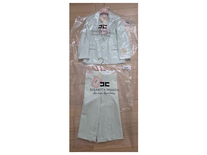 Elisabetta Franchi Kinder Anzug Hellgrün Polyester - Ansicht 7