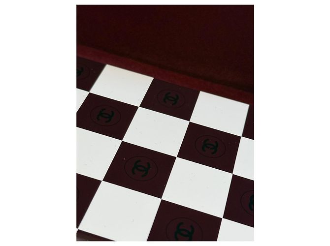 Chanel Set di scacchi laccato rosso e nero - vista 3