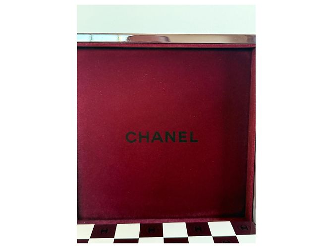 Chanel Set di scacchi laccato rosso e nero - vista 5
