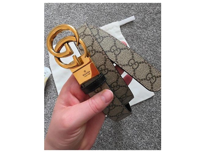Gucci GG Marmont Gürtel aus Leder - Ansicht 2