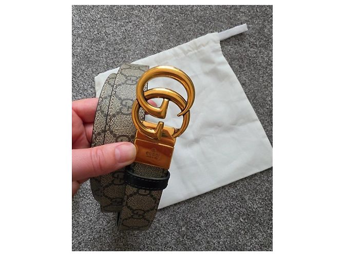 Gucci GG Marmont Gürtel aus Leder - Ansicht 3