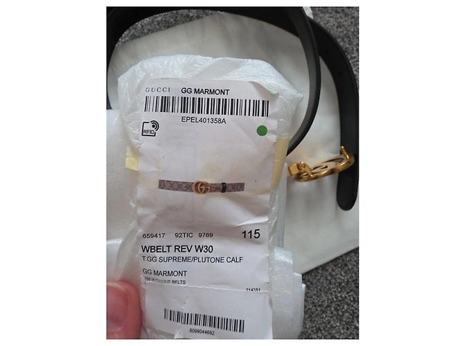 Gucci GG Marmont Gürtel aus Leder - Ansicht 4