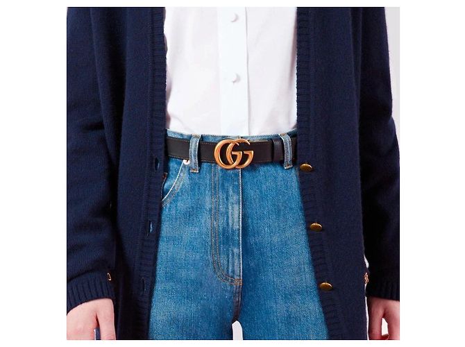 Gucci GG Marmont Gürtel aus Leder - Ansicht 7