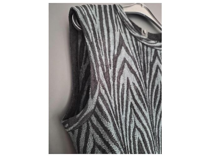 Alaïa ausgestelltes Kleid Zebra-Print Viskose Polyamid - Ansicht 5