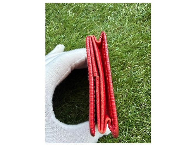 Louis Vuitton Epi Leather Red Wallet - view 12