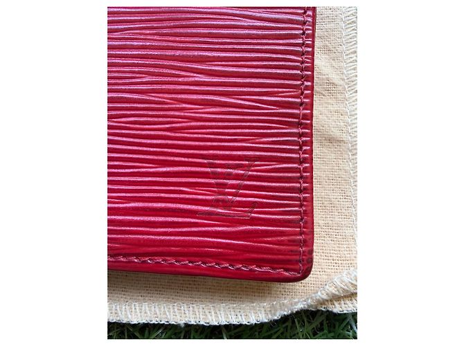 Louis Vuitton Epi Leather Red Wallet - view 15