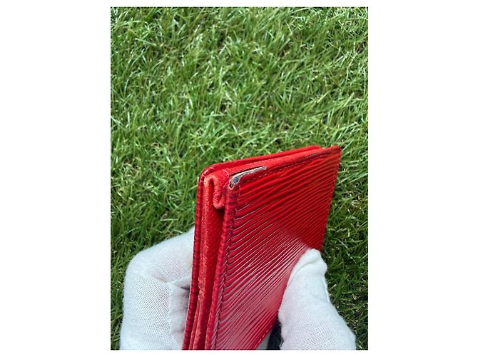 Louis Vuitton Epi Leather Red Wallet - view 16