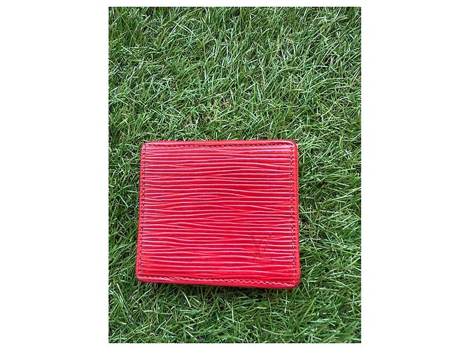 Louis Vuitton Epi Leather Red Wallet - view 3