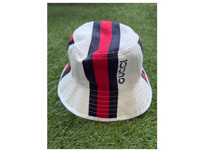 Gucci gestreifter Bucket Hat - Ansicht 10