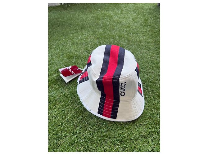 Gucci gestreifter Bucket Hat - Ansicht 11