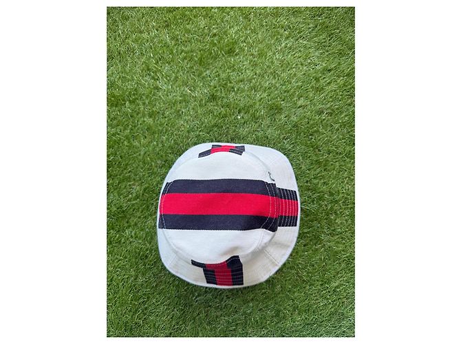 Gucci gestreifter Bucket Hat - Ansicht 2