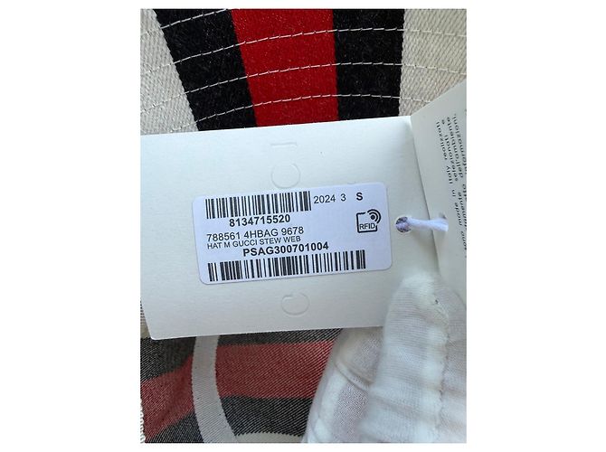 Gucci gestreifter Bucket Hat - Ansicht 8