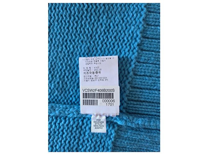 Vince Jersey de cuello alto azul - vista 10