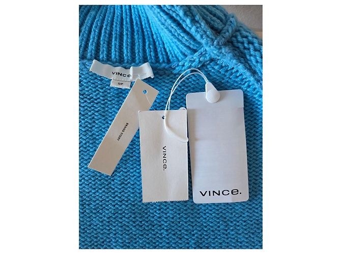 Vince Jersey de cuello alto azul - vista 2